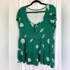 ⭐️ Torrid Babydoll Tie-Front Front